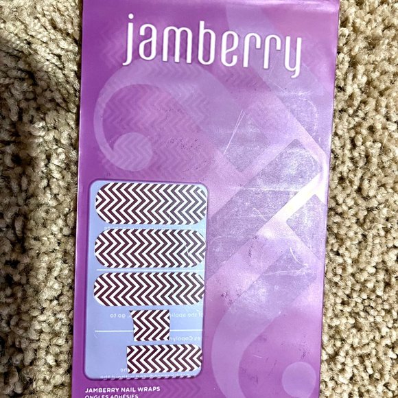 Jamberry boysenberry chevron A881 not a full set - Picture 2 of 2